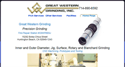 Desktop Screenshot of greatwesterngrinding.com
